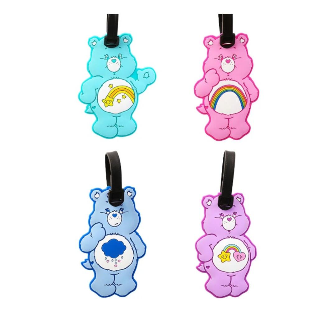 Disney Care Bears Luggage Tags - Set of 4 NWT